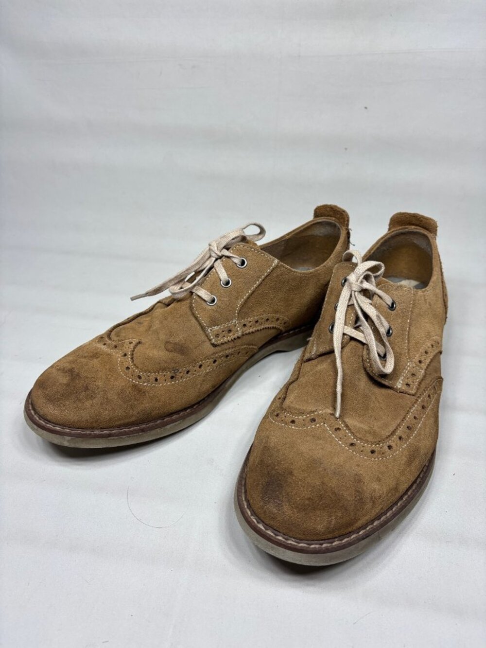 Florsheim Shoes Mens Size 10.5 Brown Wingtip Oxford Leather Dress Brogue 17066